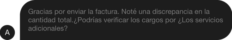 Invoice comments